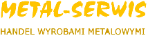 Logo Metal-Serwis Metale kolorowe i stal na wymiar